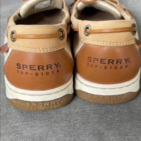 Sperry Women's Beige and Brown Loafers - Picture 3 of 6
